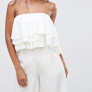 Ruffle tube top